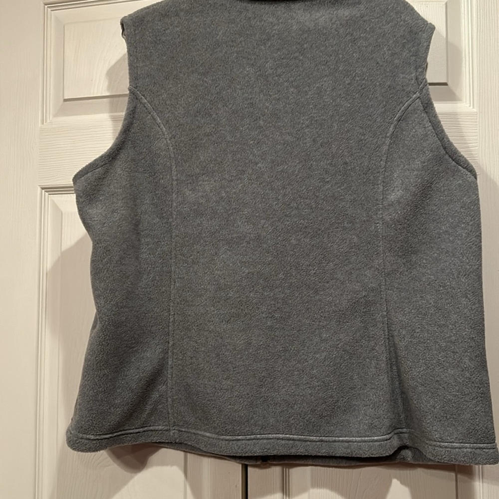 Columbia 2XL Black Front Zip Fleece Vest - Picture 8 of 10
